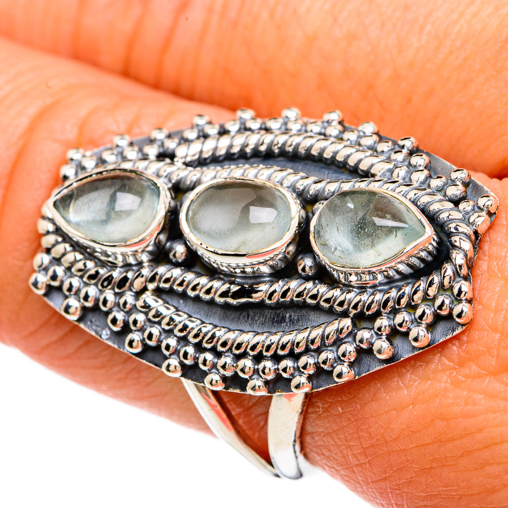 Aquamarine Rings handcrafted by Ana Silver Co - RING81407
