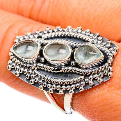 Aquamarine Rings handcrafted by Ana Silver Co - RING81407