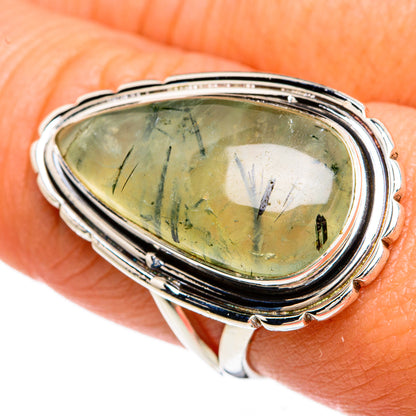 Prehnite Rings handcrafted by Ana Silver Co - RING81410