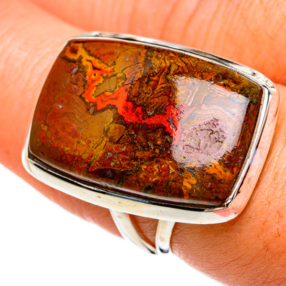 Moroccan Agate Rings handcrafted by Ana Silver Co - RING81413