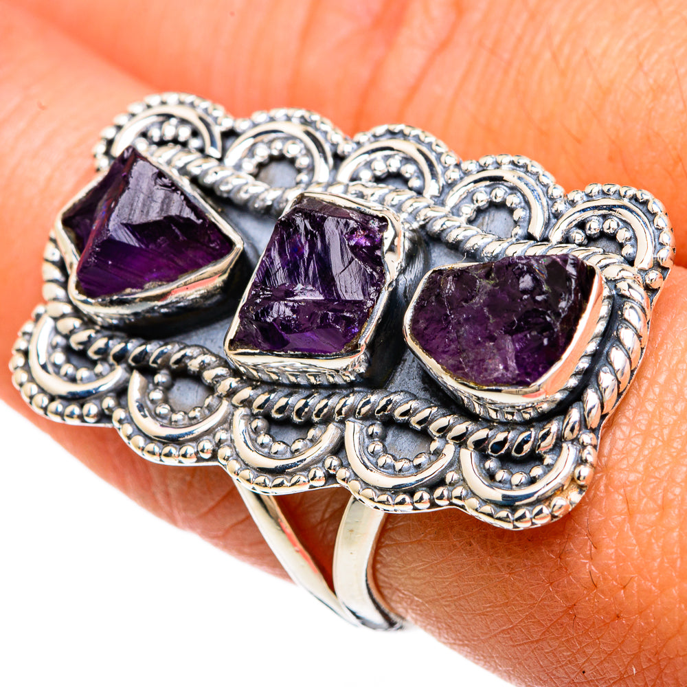 Amethyst Rings handcrafted by Ana Silver Co - RING81454