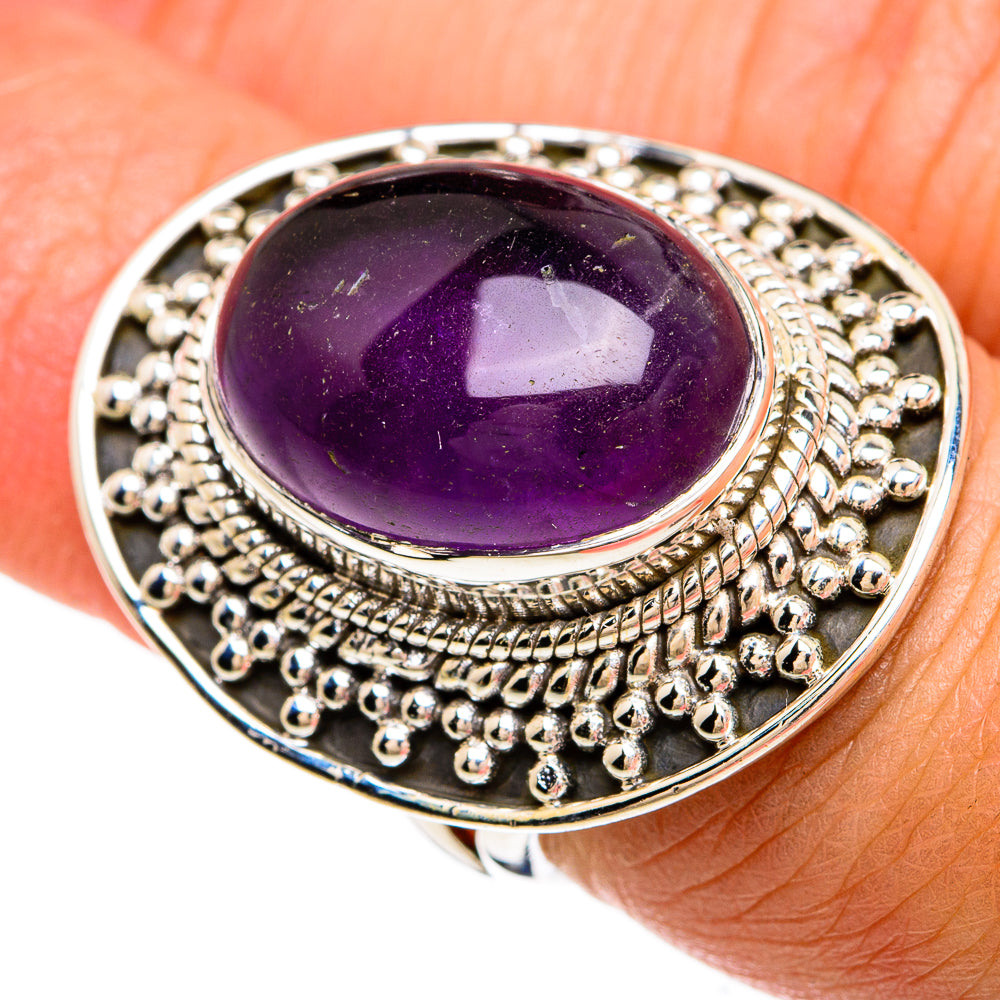 Amethyst Rings handcrafted by Ana Silver Co - RING81455
