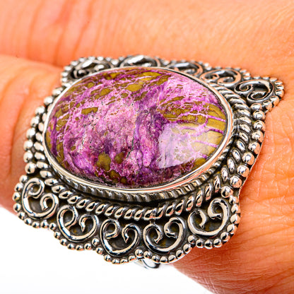 Stichtite Rings handcrafted by Ana Silver Co - RING81456