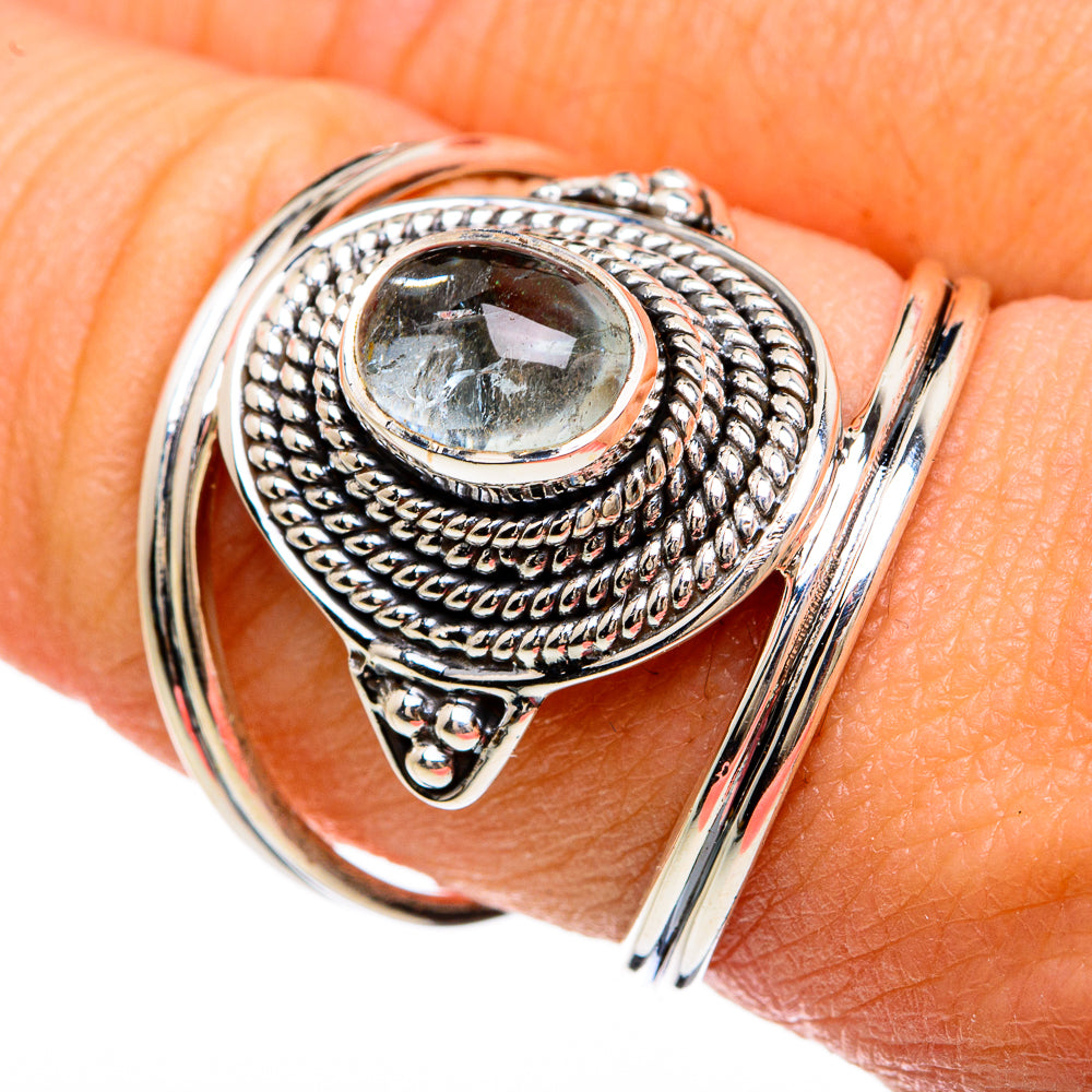 Aquamarine Rings handcrafted by Ana Silver Co - RING81468