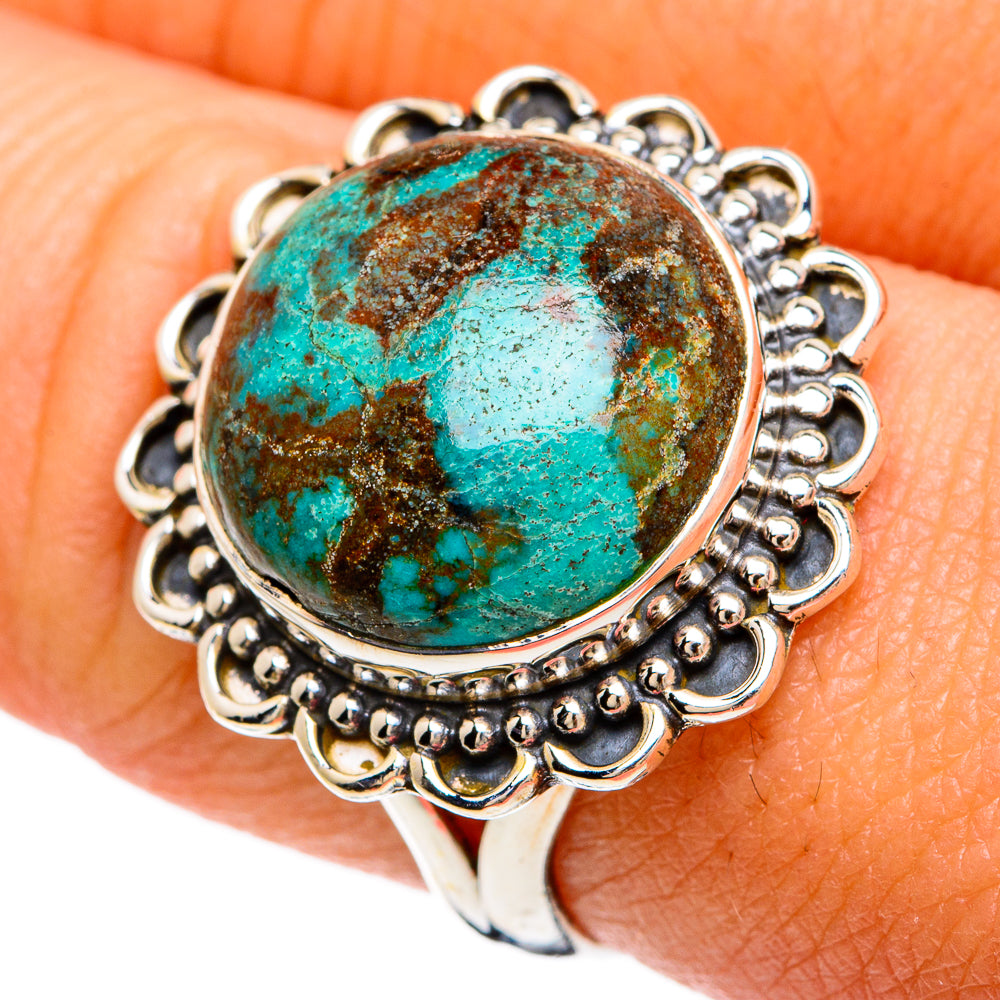 Shattuckite Rings handcrafted by Ana Silver Co - RING81472