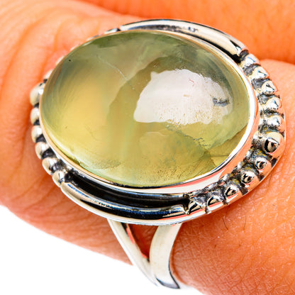 Prehnite Rings handcrafted by Ana Silver Co - RING81476