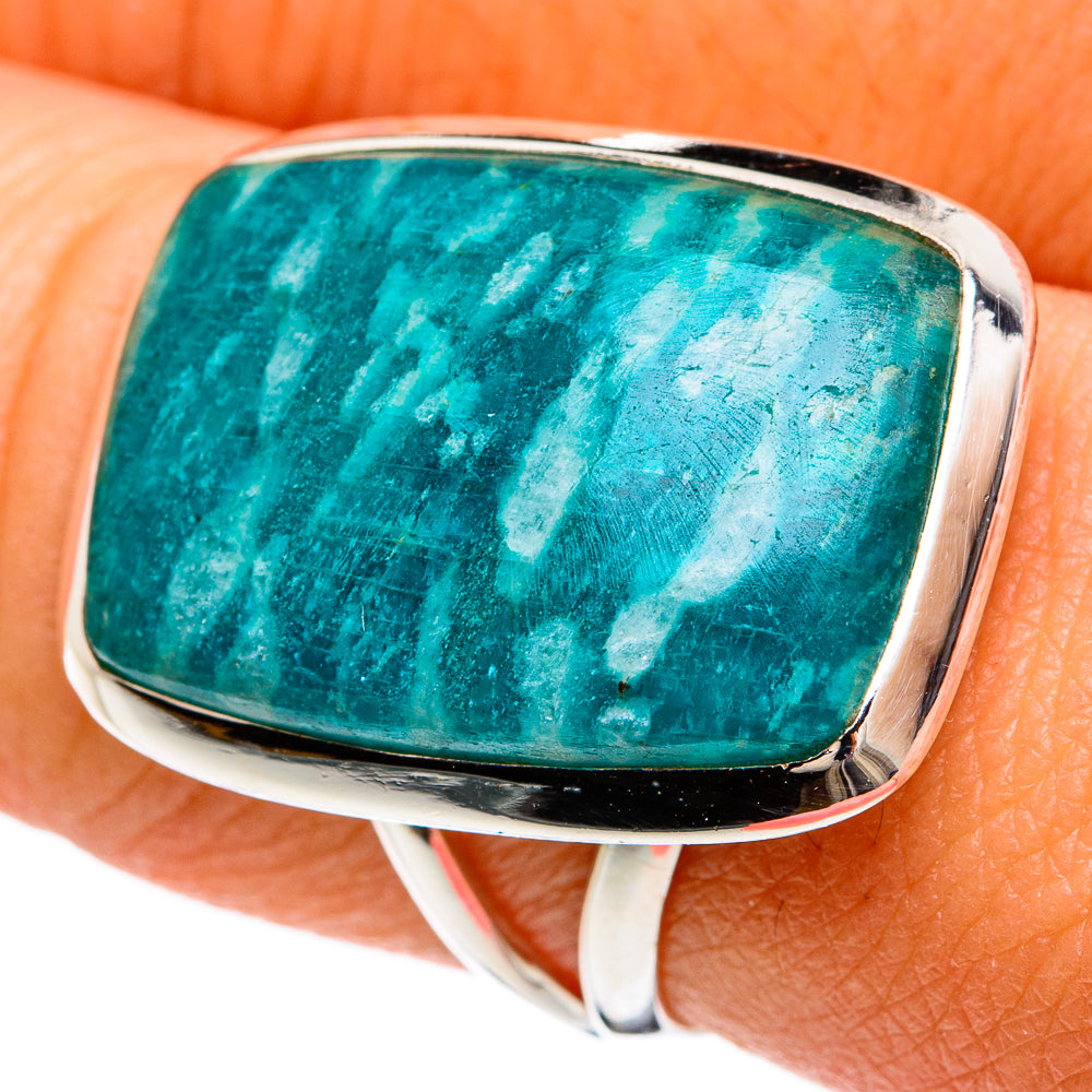 Amazonite Rings handcrafted by Ana Silver Co - RING81478