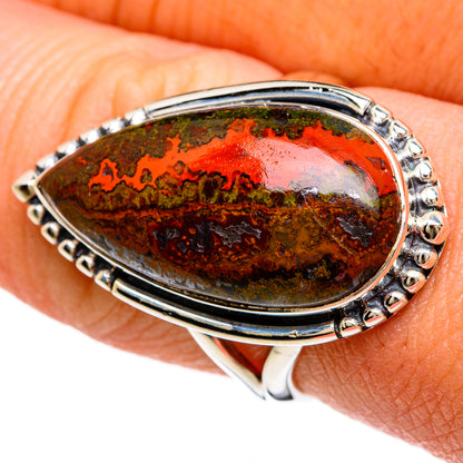 Moroccan Agate Rings handcrafted by Ana Silver Co - RING81480