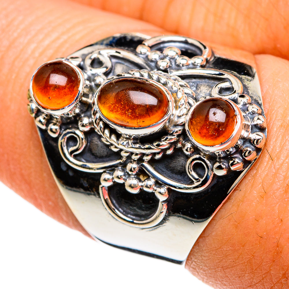 Carnelian Rings handcrafted by Ana Silver Co - RING81482