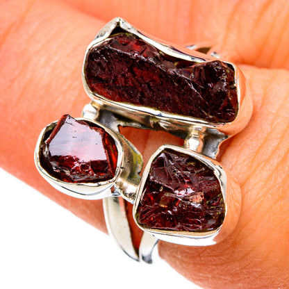 Garnet Rings handcrafted by Ana Silver Co - RING81486