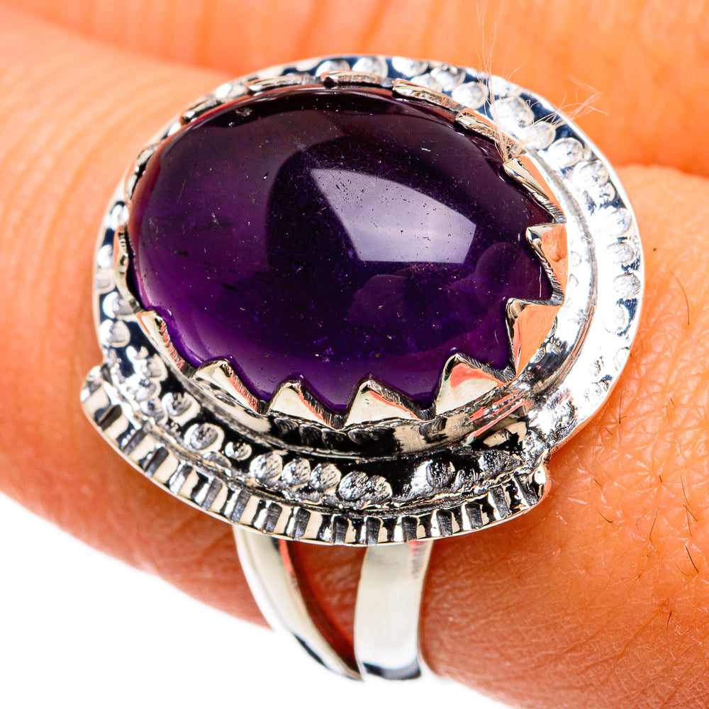 Amethyst Rings handcrafted by Ana Silver Co - RING81488