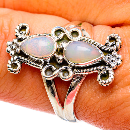 Ethiopian Opal Rings handcrafted by Ana Silver Co - RING81497