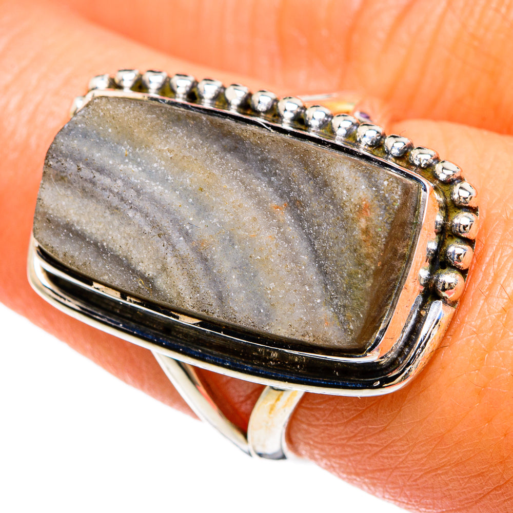 Desert Druzy Rings handcrafted by Ana Silver Co - RING81501