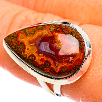Moroccan Agate Rings handcrafted by Ana Silver Co - RING81516