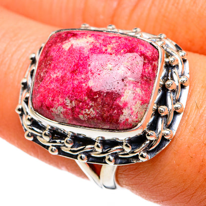 Thulite Rings handcrafted by Ana Silver Co - RING81520