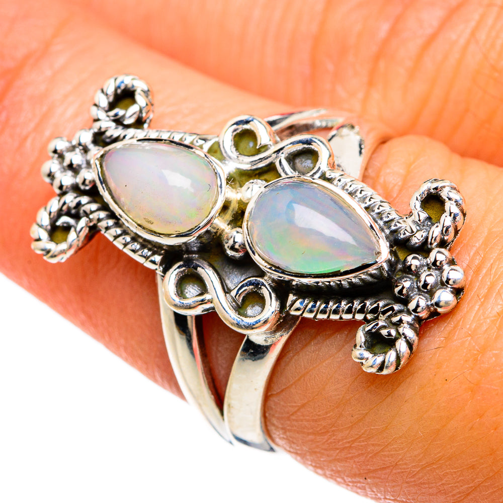 Ethiopian Opal Rings handcrafted by Ana Silver Co - RING81534