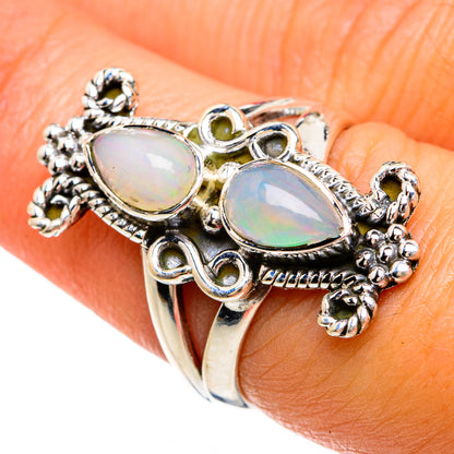 Ethiopian Opal Rings handcrafted by Ana Silver Co - RING81534