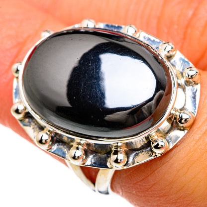 Hematite Rings handcrafted by Ana Silver Co - RING81537