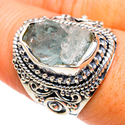 Aquamarine Rings handcrafted by Ana Silver Co - RING81543