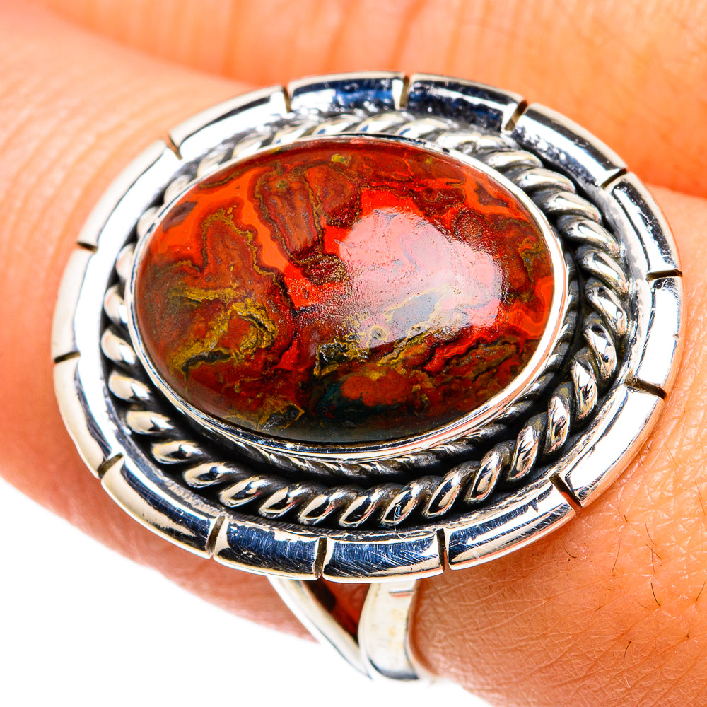 Ocean Jasper Rings handcrafted by Ana Silver Co - RING81552