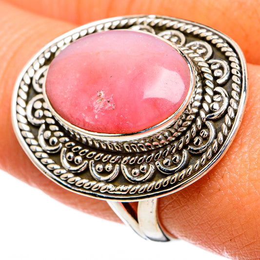 Pink Opal Rings handcrafted by Ana Silver Co - RING81558