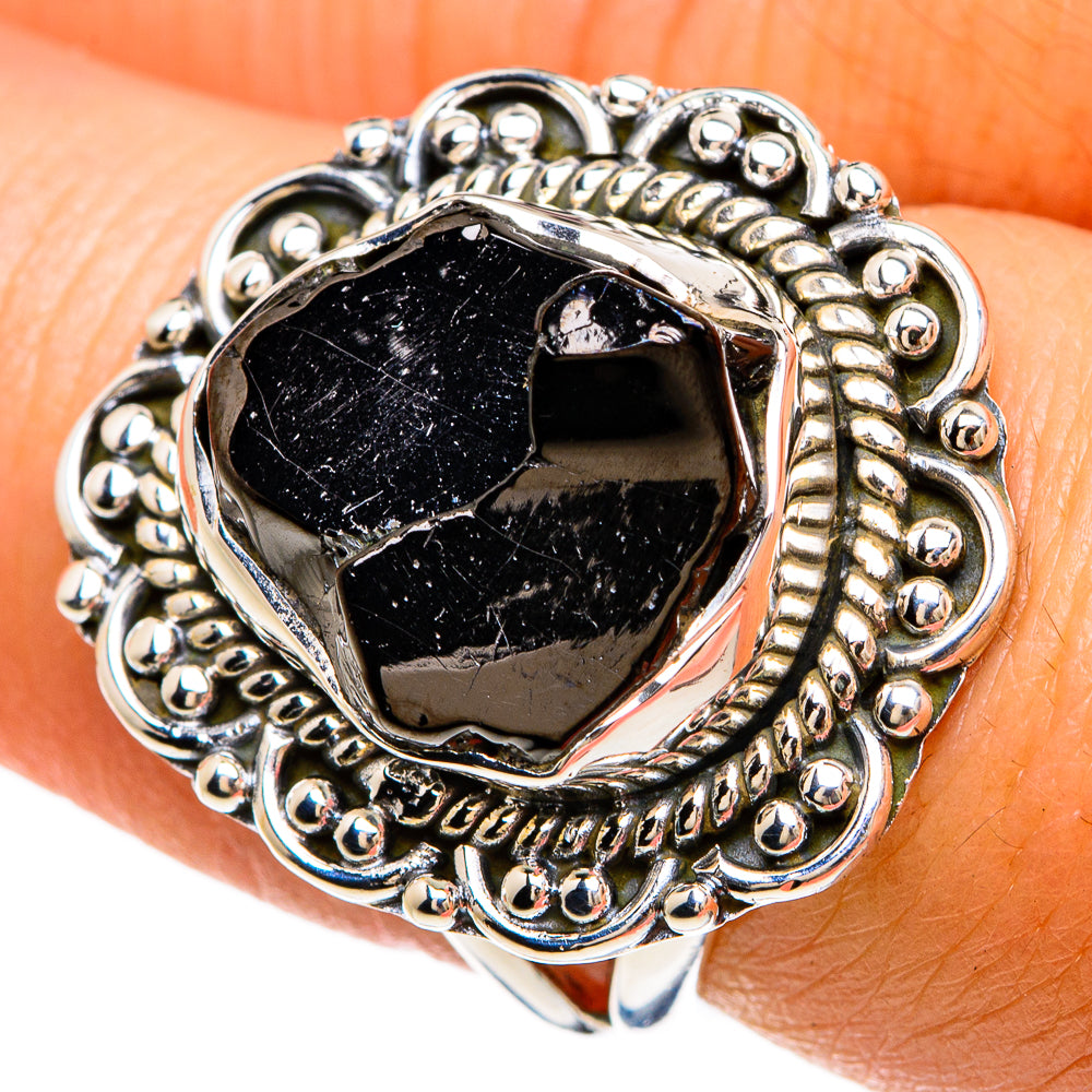 Shungite Rings handcrafted by Ana Silver Co - RING81563