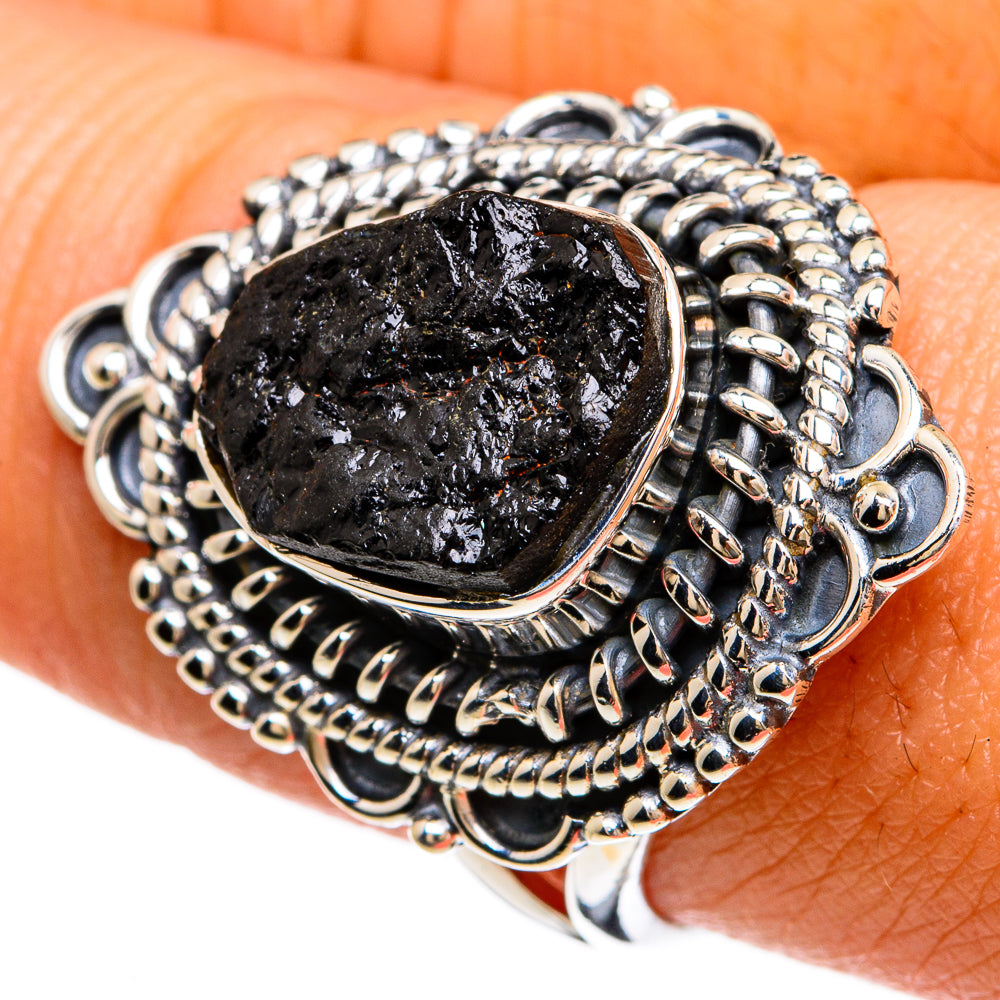 Tektite Rings handcrafted by Ana Silver Co - RING81564