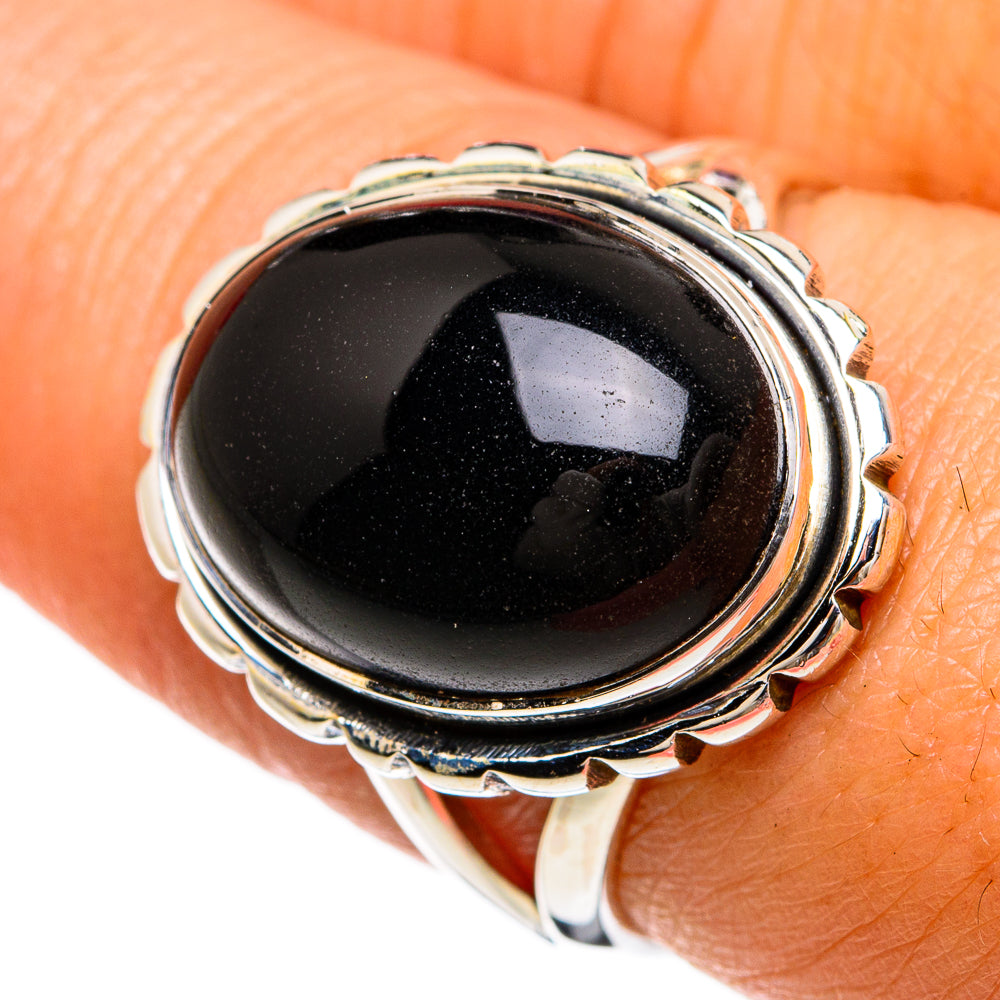 Black Onyx Rings handcrafted by Ana Silver Co - RING81565