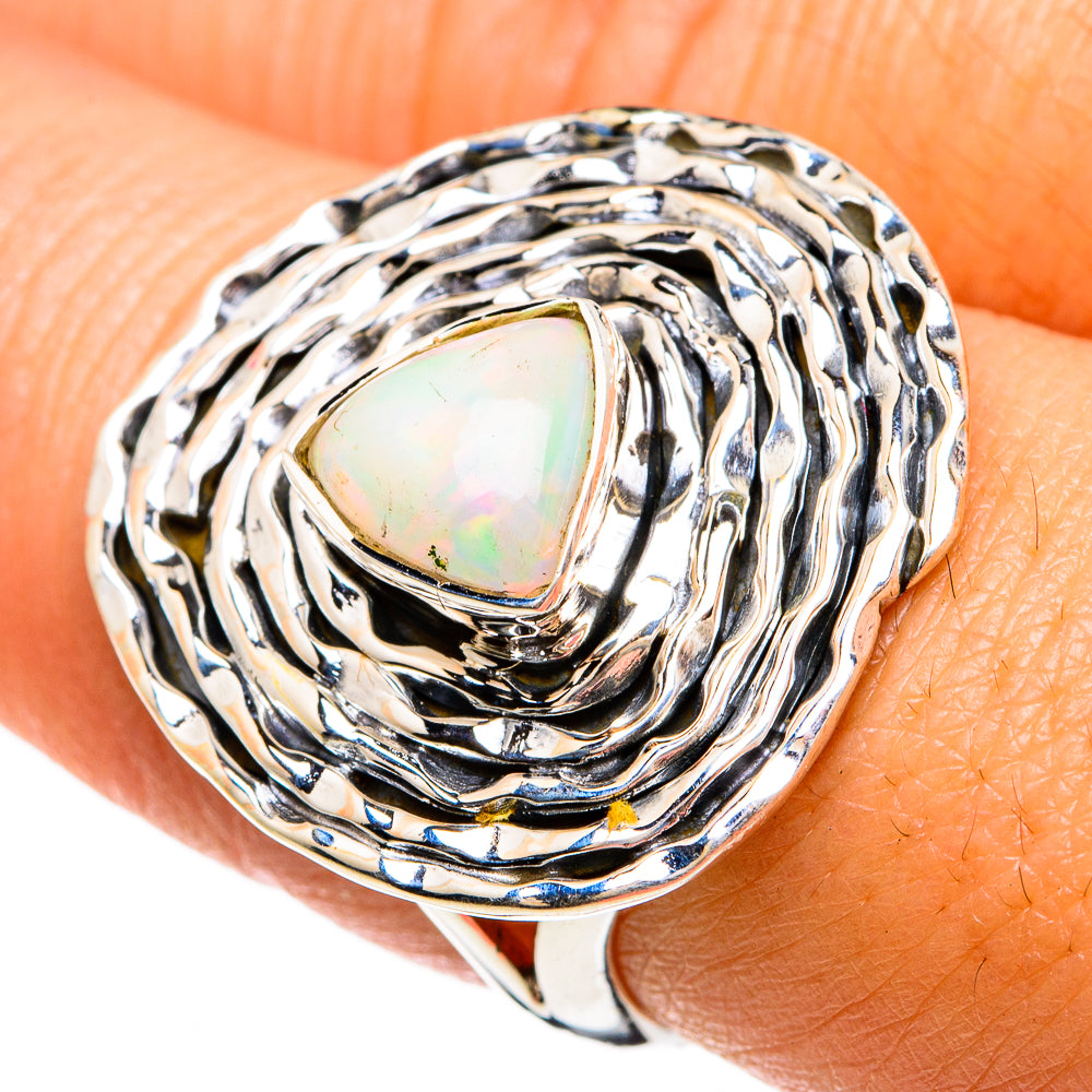 Ethiopian Opal Rings handcrafted by Ana Silver Co - RING81569