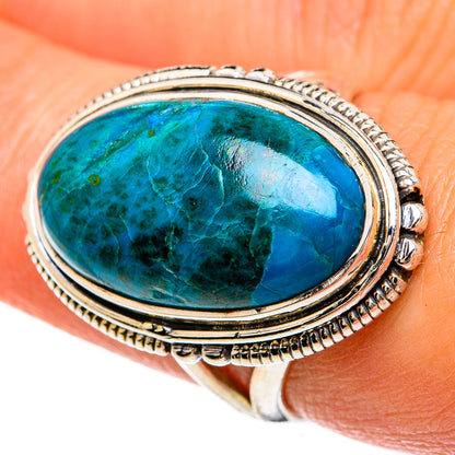 Chrysocolla Rings handcrafted by Ana Silver Co - RING81575