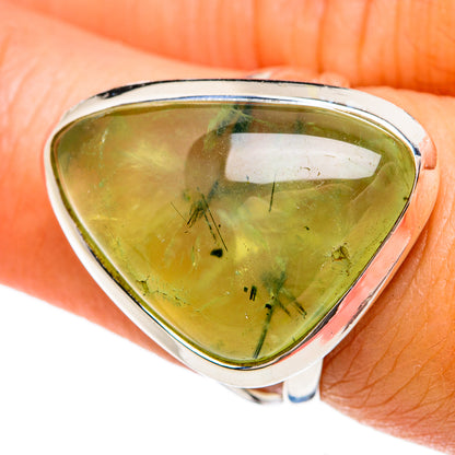 Prehnite Rings handcrafted by Ana Silver Co - RING81581