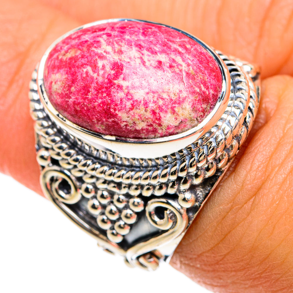 Thulite Rings handcrafted by Ana Silver Co - RING81590