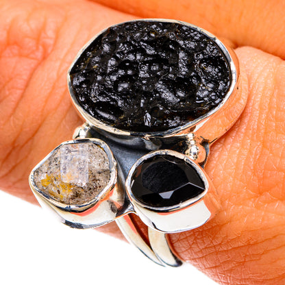 Tektite Rings handcrafted by Ana Silver Co - RING81596