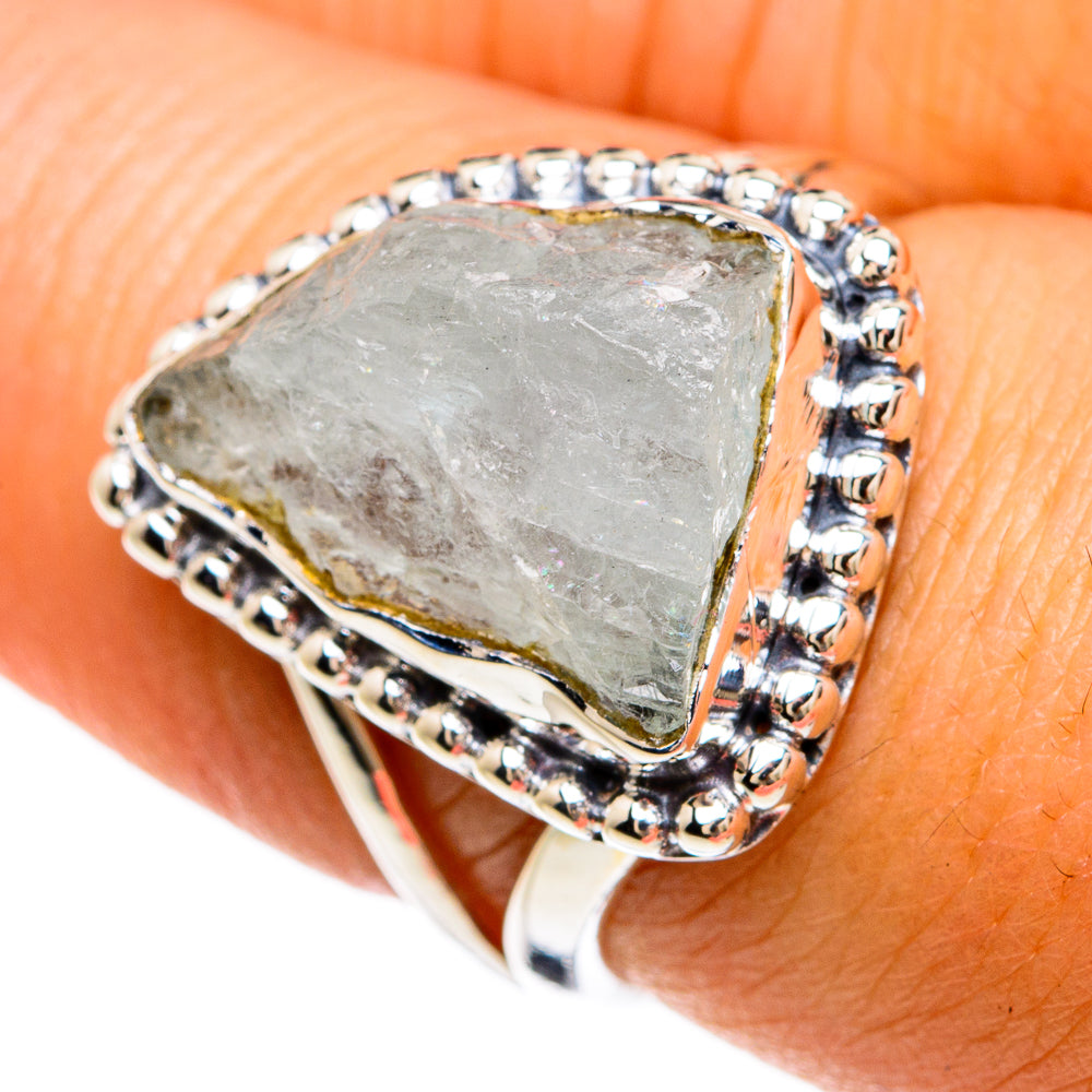Aquamarine Rings handcrafted by Ana Silver Co - RING81610