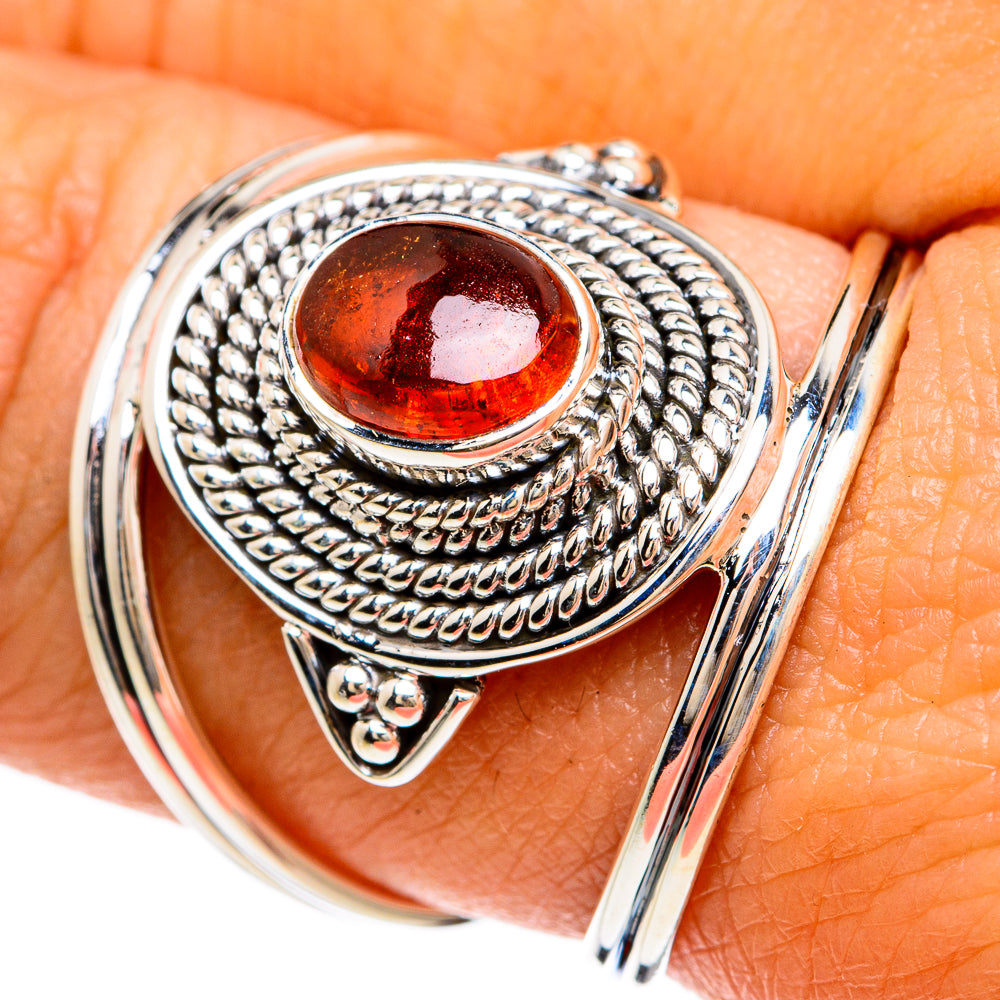 Carnelian Rings handcrafted by Ana Silver Co - RING81617