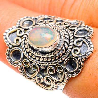 Ethiopian Opal Rings handcrafted by Ana Silver Co - RING81632