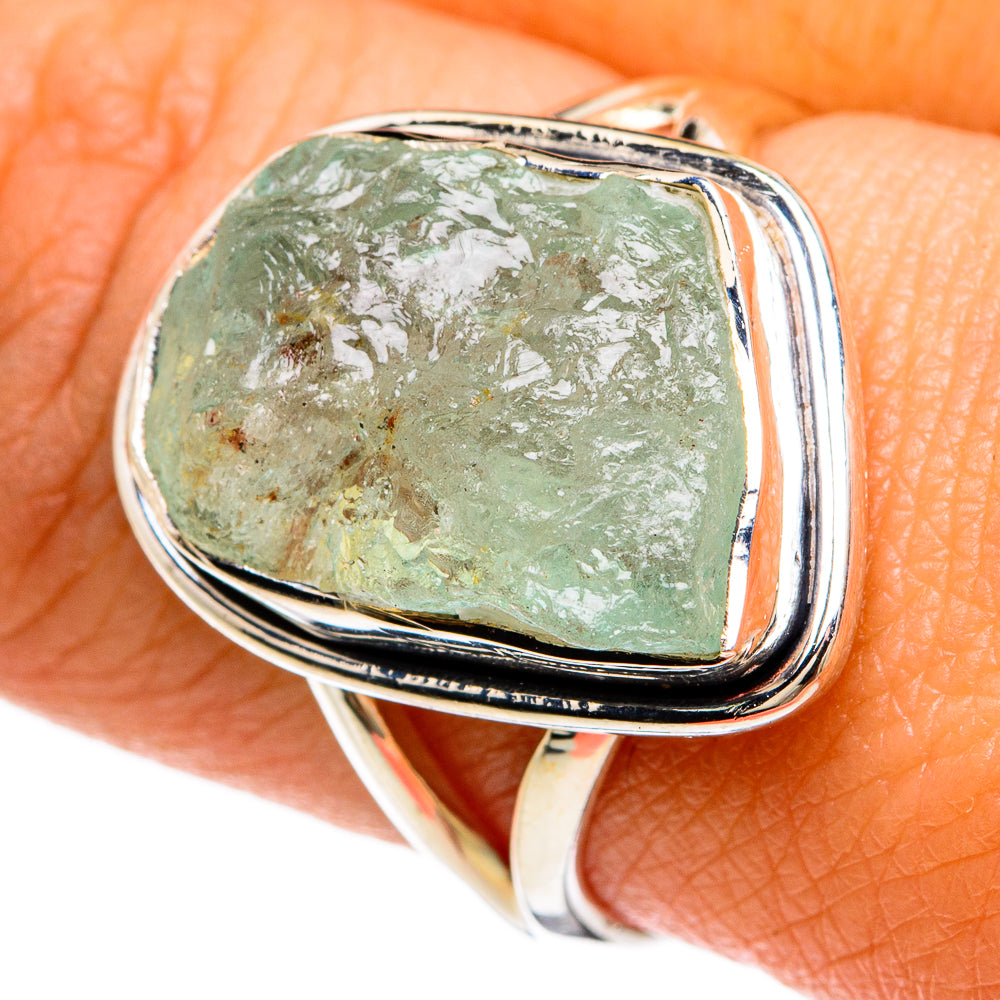 Aquamarine Rings handcrafted by Ana Silver Co - RING81638