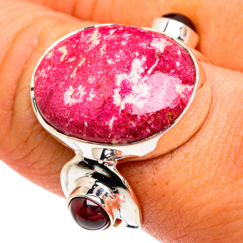 Thulite Rings handcrafted by Ana Silver Co - RING81647