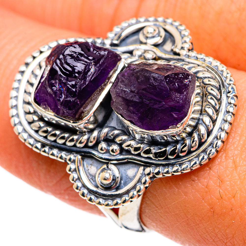 Amethyst Rings handcrafted by Ana Silver Co - RING81653