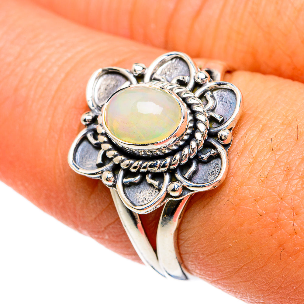 Ethiopian Opal Rings handcrafted by Ana Silver Co - RING81662