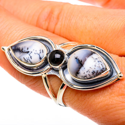 Dendritic Opal Rings handcrafted by Ana Silver Co - RING81691