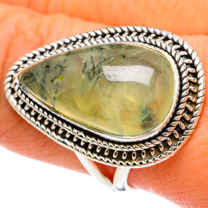 Prehnite Rings handcrafted by Ana Silver Co - RING81707