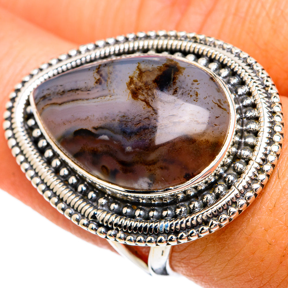 Montana Agate Rings handcrafted by Ana Silver Co - RING81710