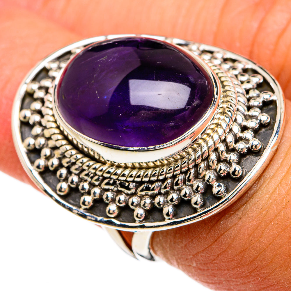 Amethyst Rings handcrafted by Ana Silver Co - RING81720