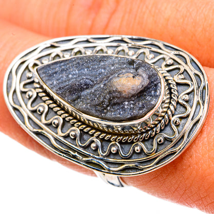 Desert Druzy Rings handcrafted by Ana Silver Co - RING81733