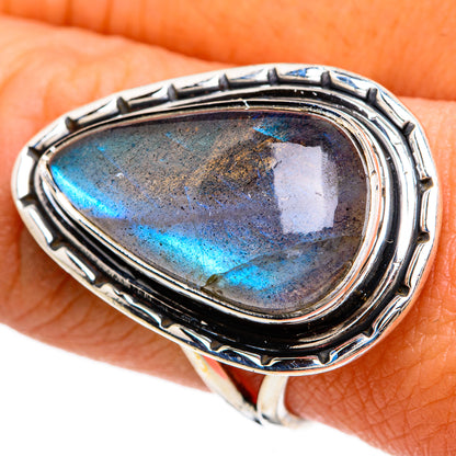 Labradorite Rings handcrafted by Ana Silver Co - RING81737