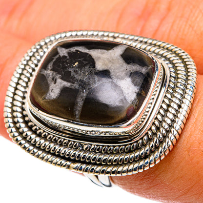 Septarian Geode Rings handcrafted by Ana Silver Co - RING81756
