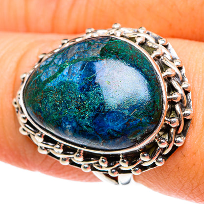 Chrysocolla Rings handcrafted by Ana Silver Co - RING81768