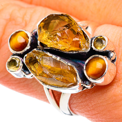 Citrine Rings handcrafted by Ana Silver Co - RING81785