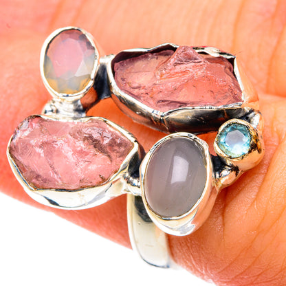 Rose Quartz Rings handcrafted by Ana Silver Co - RING81788